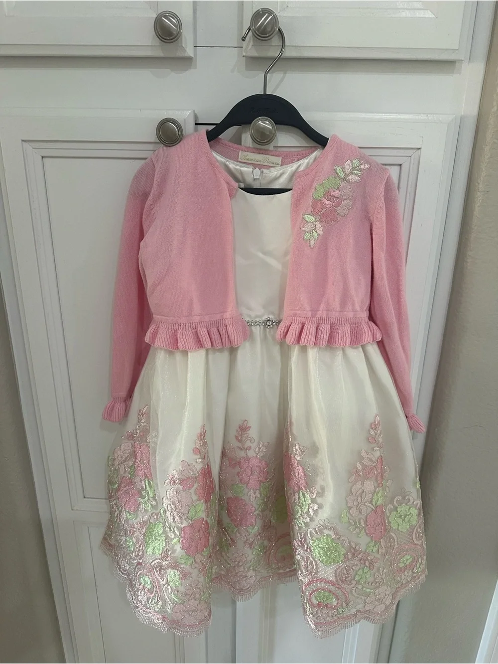 Two Dresses, Holiday themed and Party Dress, both come with detachable jacket